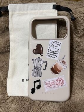 BURGA Tough Magsafe Oat milk Please for iphone 17 Pro Max